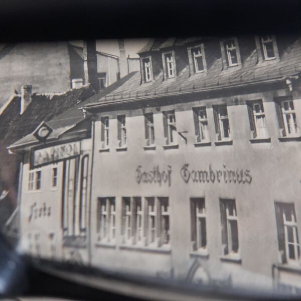 Ak Stempelbeleg Saalfeld Saale 26.7.63 Gasthof Gambrinus Blankenburger StraÃE