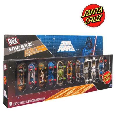 TECH DECK サンタクルーズ × スターウォーズ フィンガーボード ×10 TECH DECK「サンタクルーズ」x「スターウォーズ」10ボードセット