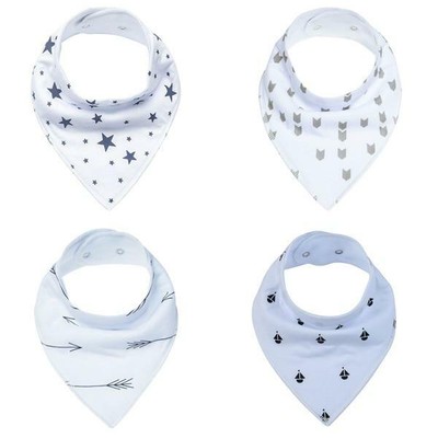 Baby Bibs Soft 100% Cotton Toddler Newborn Kids Scarf Colorful