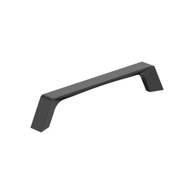 Evolve 5-1/16 inch (128mm) Center-to-Center Matte Black Cabinet Pull, 25PK