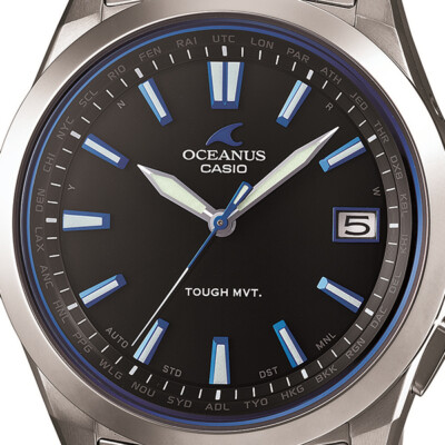 Pre-owned Casio Oceanus Ocw-s100-1ajf Men's Watch Radio Solar Titanium Black