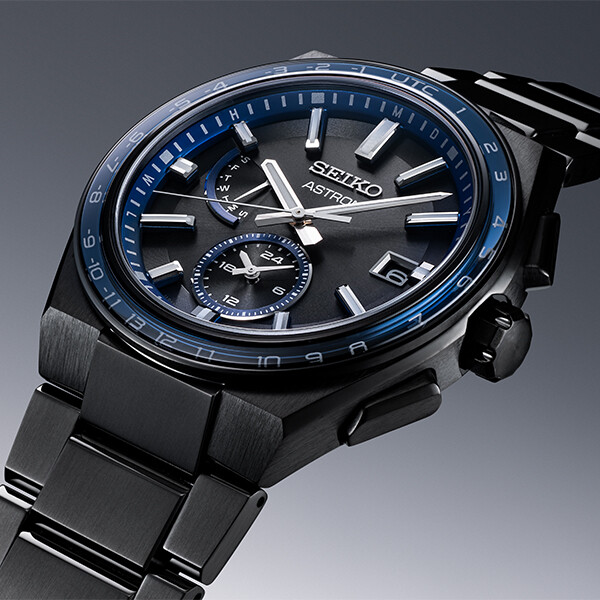 Pre-owned Seiko Astron Nexter Sbxy041 Men's Watch Solar World Time Black Ip Date 2022