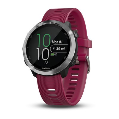 GARMIN Forerunner 645 Music Orologio GPS cinturino ciliegia art. 010-01863-31