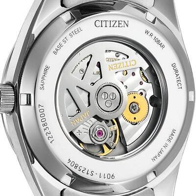 Pre-owned Citizen Mechanical Classical Line Men's Watch Nb1050-59a  Silver Japan