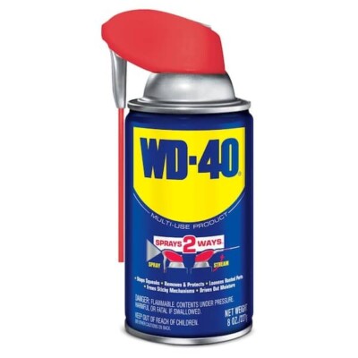 8 oz. Original WD-40 Formula, Multi-Purpose Lubricant Spray with Smart Straw