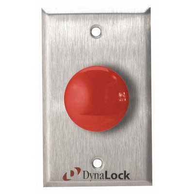 Exit Push Button Red Mushroom Stainless Steel 12 24V DC SPDT DPST