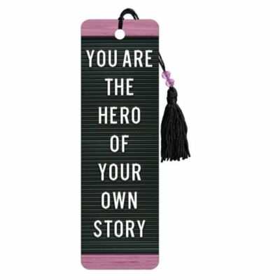 Bookmark Premier Tassel Letterboard You Are The Hero Of Your Own Story (DC)