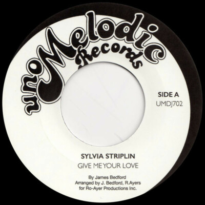Sylvia Striplin Give me Your Love/You Cant Turn Me Away 7'' 45