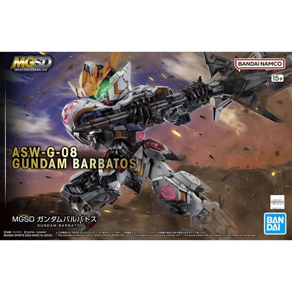 MGSD Gundam Barbatos Gundam IBO Мастер-класс SD Модельный комплект Bandai Hobby