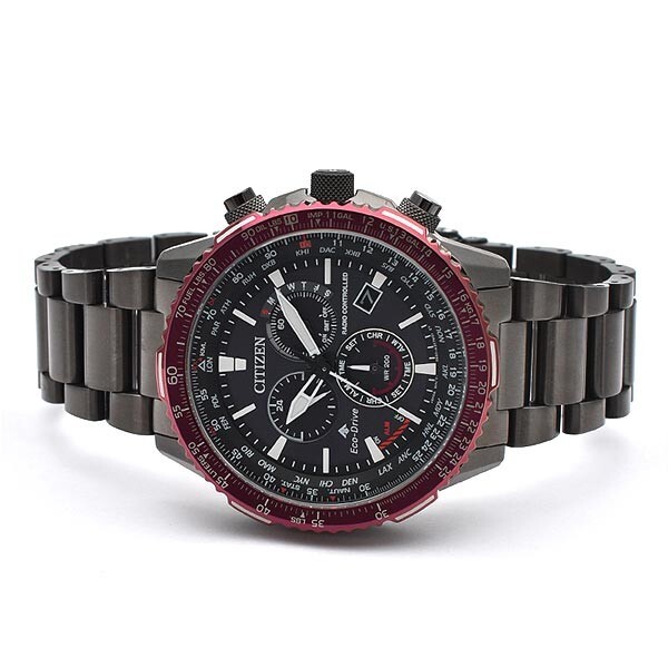 Pre-owned Citizen Cb5009-55e Promaster Eco-drive Radio-controlled Direct Flight Sky Black