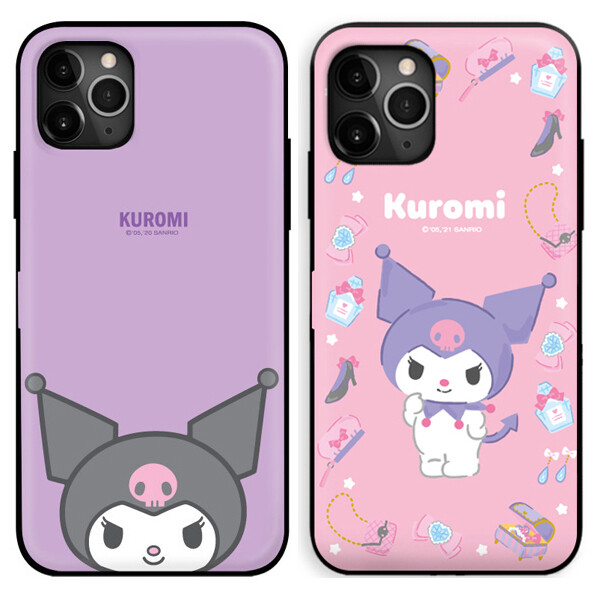 Kuromi Collection Card Door Case for iPhone 16 15 Pro Pro