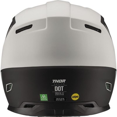 Thor Reflex Apex Helmet, Grey/Black/Flo Yellow