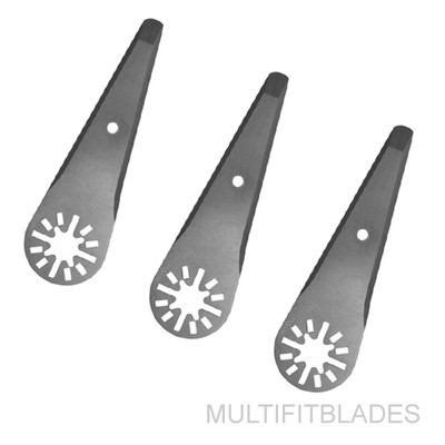 3 x 3'' Oscillating Tool Tapered Sealant Cutter - fits older Bosch Multi-X models