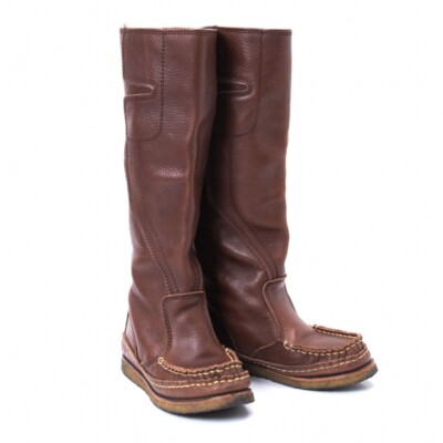 ZUCCaパンツブーツ(美品) zucca Leather Long Boots Size US About 5(K-128583) | eBay