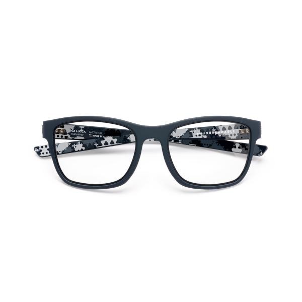 gloryfy GX Sport Lucca camo matt M blaugrau Herren Damen Brille Kunststoff Oval