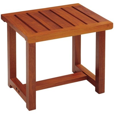 Conair CNRPTB6 Solid Teak Spa Bench 147quotH x 1181quotW x 1378quotD