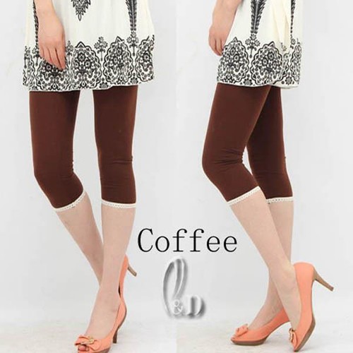 AU SELLER Adults Teens Girls Cotton Bottom Lace Short Leggings Dress pants p059