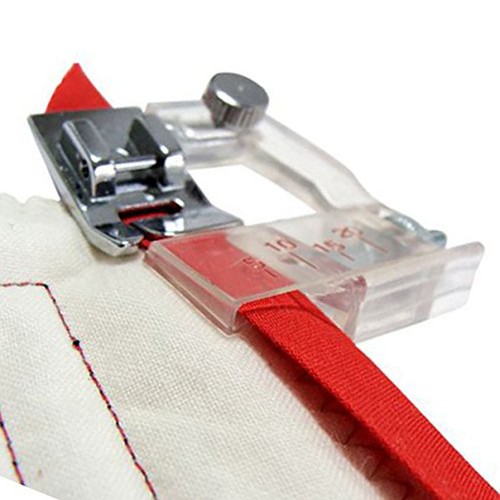 Snap on Adjustable Bias Tape Binding Foot for Domestic Sewing Machine