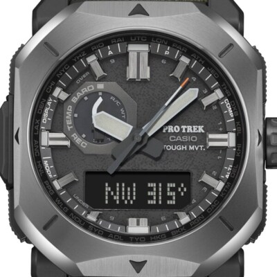 Pre-owned Casio Pro Trek Prw-6900yb-3jf Climber Line Radio Solar Men's Watch From Japan