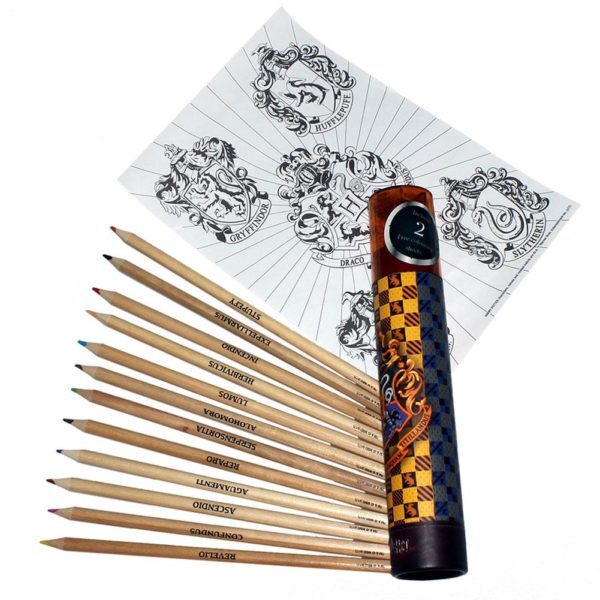 Harry Potter Colouring Pencil Tube New Officially Licensed Merchandise