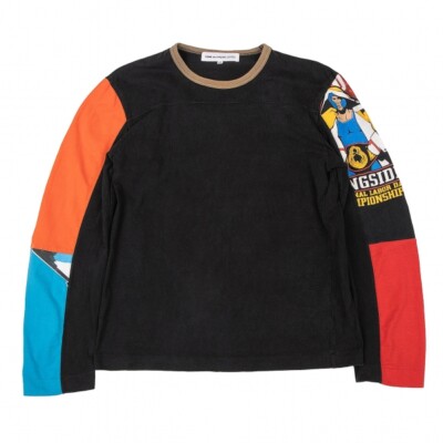 【完売品】soerte PATCHWORK LONG SLEEVE-T soerte tシャツ MESH SWITCHING PATCHWORK LONG SLEEVE-T