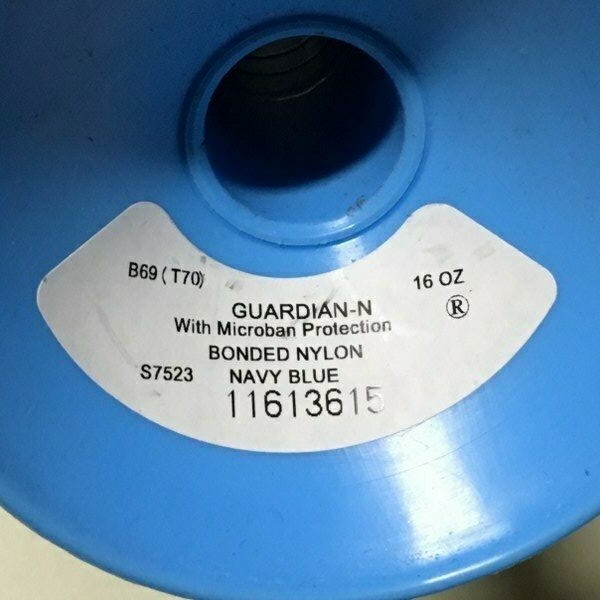 Navy Blue 16 oz #69 T70 Bonded Nylon Marine Sewing Thread Guardian Microban