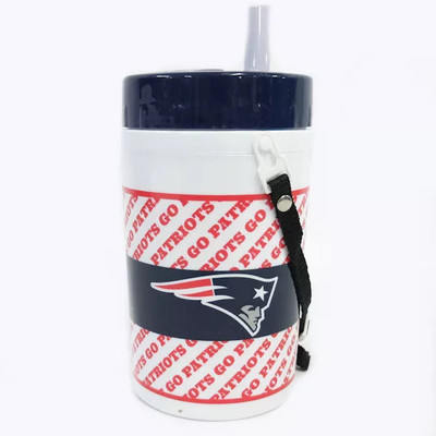 NFL New England Patriots Plastic Thermos with Strap, 1 Liter