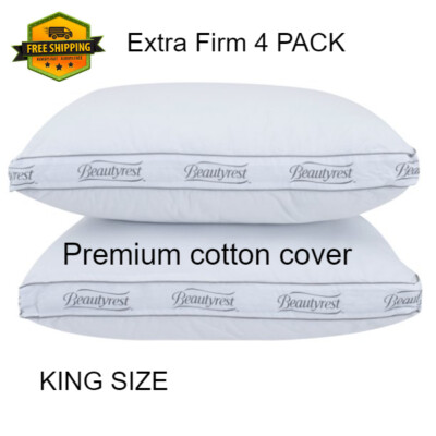X Firm Support Back Sleepers Ideal Don't Go Flat Pillow Set