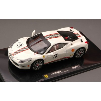 HWX5505 FERRARI 458 ITALIA CHALLENGE WHITE 1:43 MODELLINO MODELLO AUTOMODELLO