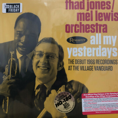 THAD JONES/MEL LEWIS - All My Yesterdays (180g RTI Press TRIPLE VINYL LP 2019)
