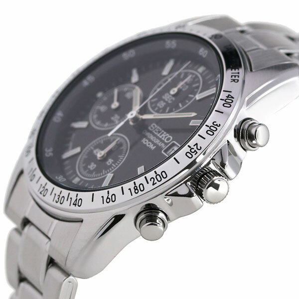 Pre-owned Seiko High Speed Chronograph Snd367p1  Men's Watch Quartz Black Watch Limit