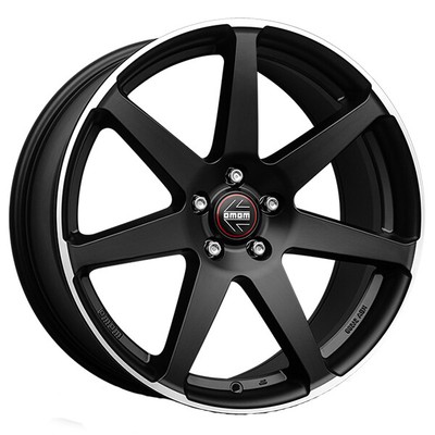 ALLOY WHEEL MOMO SEVEN FOR RENAULT ESPACE 8,5X19 5X114,3 MATT BLACK POLISHE DJP