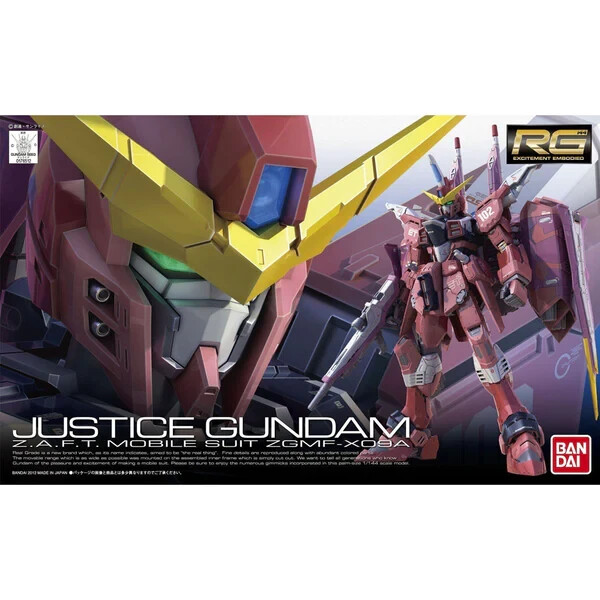 RG #009 Justice Gundam 1/144 Модельный комплект Bandai Hobby