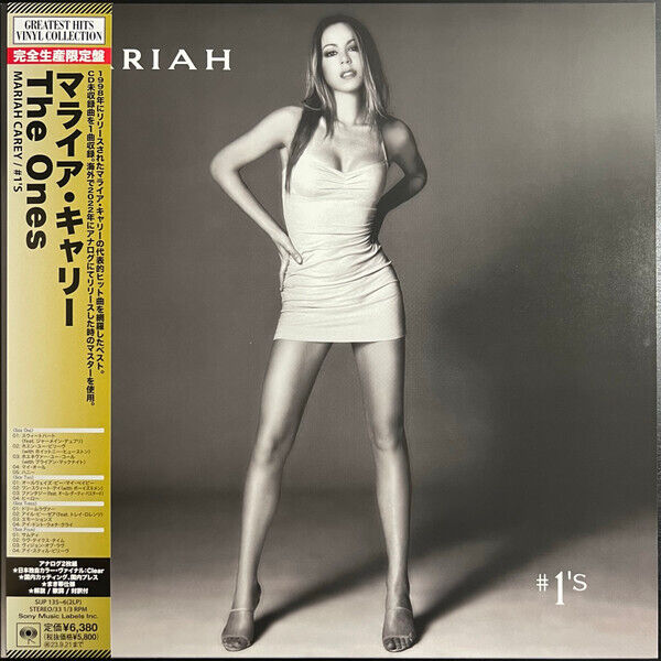MARIAH CAREY #1's ONES JAPAN 2023 CLEAR VINYL OBI 12 MARIAH CAREY #1's ONES JAPAN 2023 CLEAR VINYL OBI 12