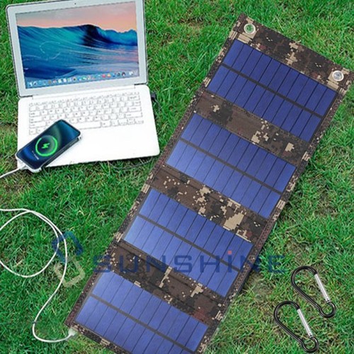 80W USB Output Portable Solar Battery Charger Panel Solar Power Bank for Phones