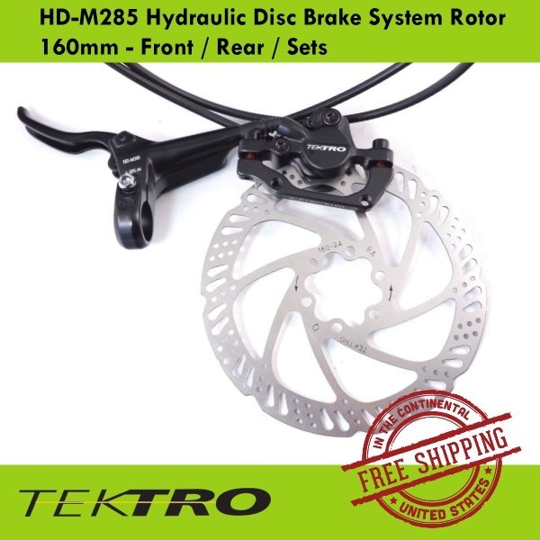 Tektro HD-M285 Hydraulic Disc Brake System Rotor 160mm - Fro