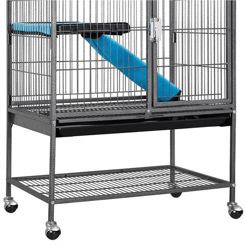 Rolling Metal Critter Nation Cage Adult Rats Ferrets Chinchillas Cage