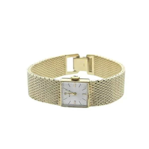 時計 Vintage Gold Vinaccio Mesh 36mm ZINZI Watch CHRONOGRAPH 36mm Stopwatch Silver Colored Dial