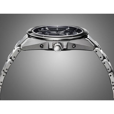 Pre-owned Citizen Attesa Act Line Cb3030-76e Black Eco-drive Titanium Men Watch In Box