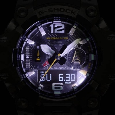 Pre-owned Casio G-shock Master Of Series Mudmaster Gwg-b1000-3ajf Bluetooth Khaki