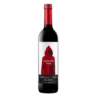 6 bouteilles de Vin rouge tempranillo syrah suave Caperucita tinta Torre Oria