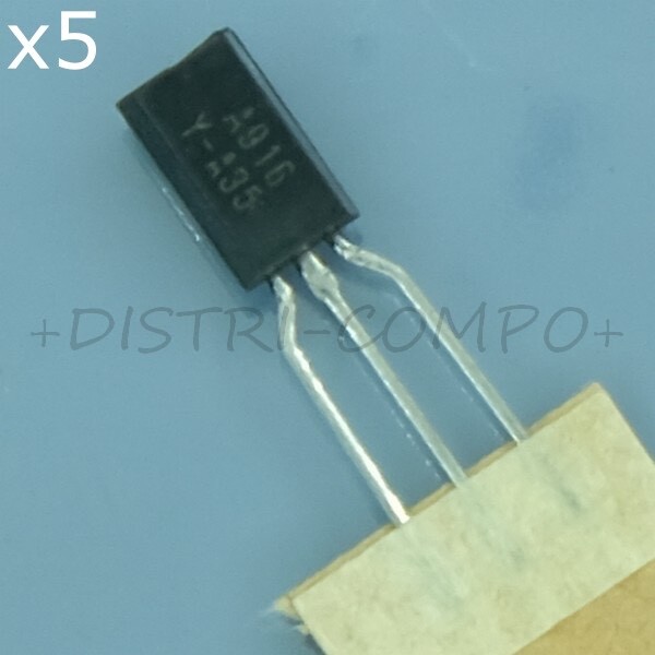 Ksa916-Y Transistor Bjt Pnp 120v 800ma 900mw To-92l Ons Rohs (Lot De 5)