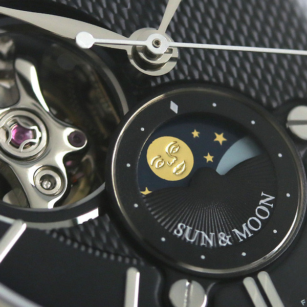 Pre-owned Orient Star Rn-as0001b Sun & Moon 22 Jewels Automatic Mechanical Men Watch