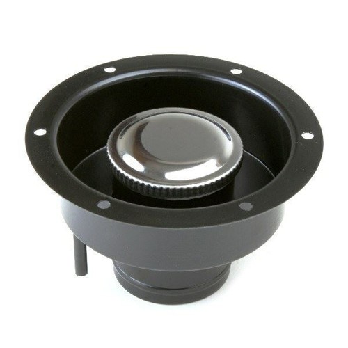 Steel Remote Gas Cap & Filler Neck / Fits 2-1/4" Fuel Hose & Tubes