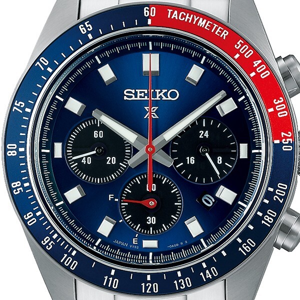 Pre-owned Seiko Prospex Speedtimer Chronograph Pepsi Color Sbdl097 Men's Watch 2022
