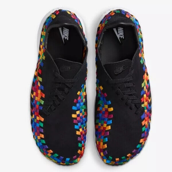 Pre-owned Nike Wmns Air Footscape Woven Black Multi-color Fb1959-002 Women's Size In Multicolor