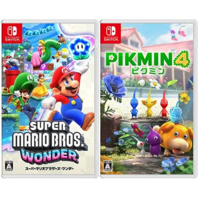 Nintendo Switch Pikmin 4 & Super Mario Bros. Wonder Super Mario Bros. Wonder Pikmin 4 Double Pack Nintendo
