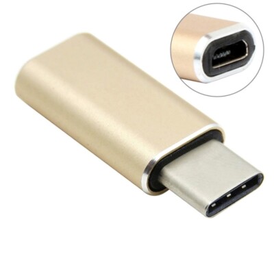 5 Pack Micro USB to Type C Adapter Converter Micro-B to USB-C Connector USA