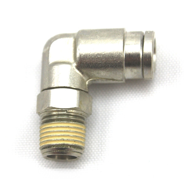PAINTBALL NORGREN MACROLINE MACRO FITTING 90 90 SWIVEL NICKEL ...