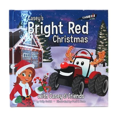 Bright Red Christmas with Casey and Friends Case IH Book